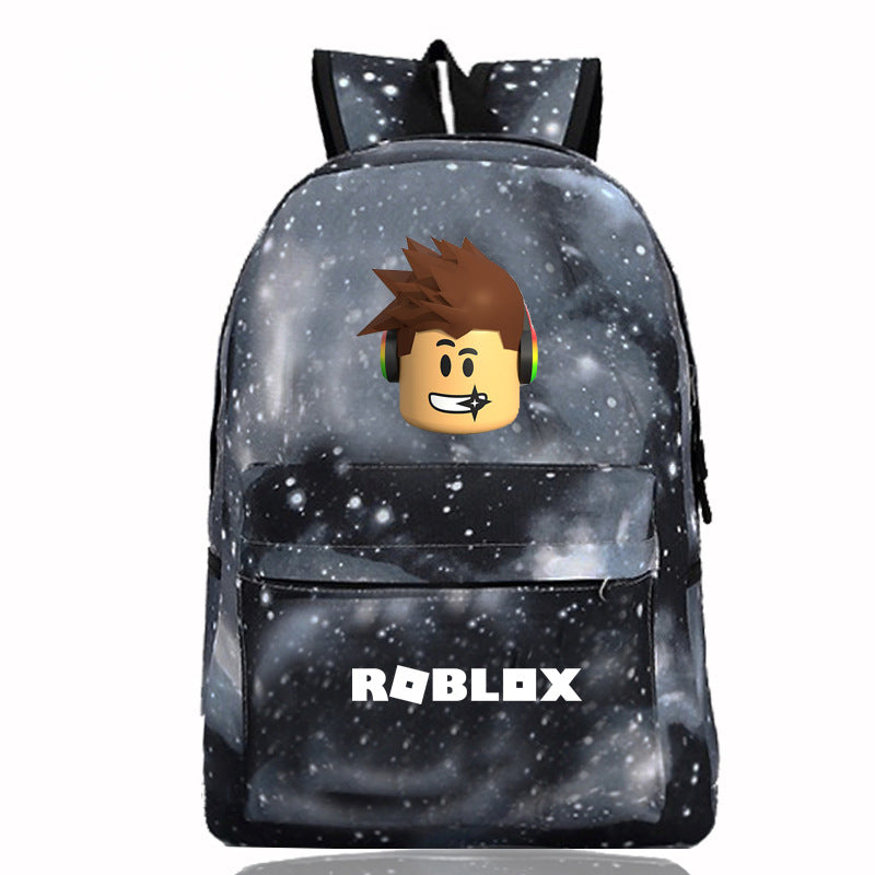Details About Roblox Sad Noob Backpack Kids Schoolbag Travel Shoulder ...
