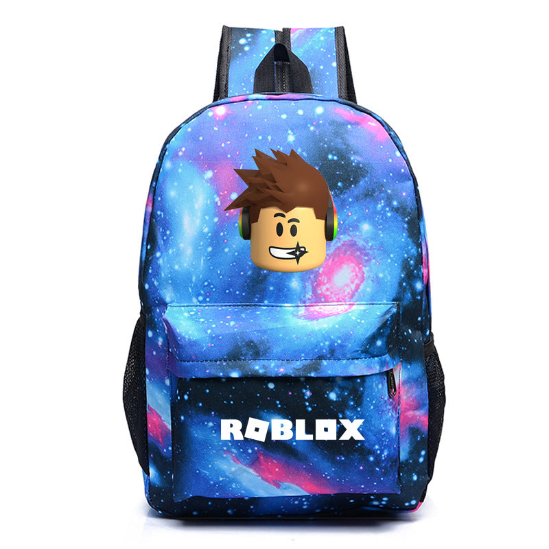 Roblox Backpack For Students Boys Girls Schoolbag Roblox Print Bookbag Mosiyeef - newest popular game roblox messenger kids bag laptop bag crossbody school satchels for boys girl casual teenager shoulder bag