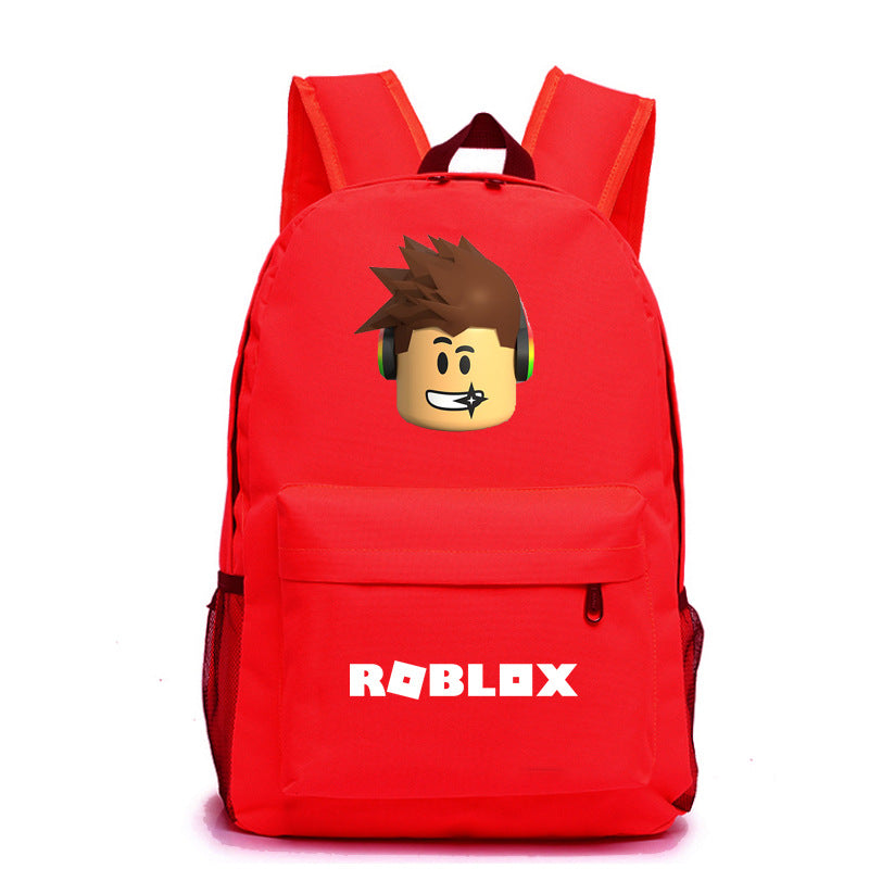 Roblox Backpack For Students Boys Girls Schoolbag Roblox Print Bookbag Mosiyeef - details about game roblox noob badcc asimo backpack boys girls schoolbag shoulder travel bags