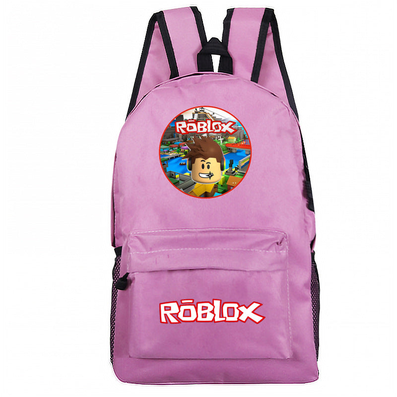 Roblox Backpack For Students Boys Girls Schoolbag Roblox Print Travelb Mosiyeef - details about roblox backpack kids school bag students boys bookbag travelbag kids gift