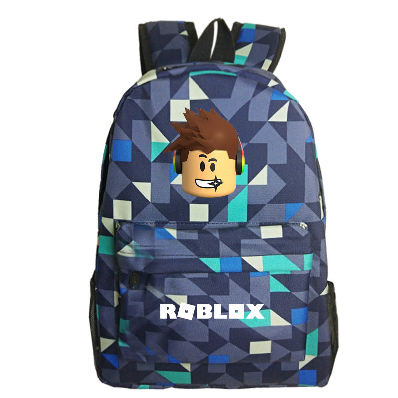 Roblox Backpack For Students Boys Girls Schoolbag Roblox Print Bookbag Mosiyeef - details about roblox backpack kids school bag students boy handbags travelbag shoulder bags