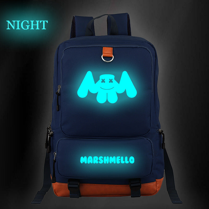 marshmello face backpack