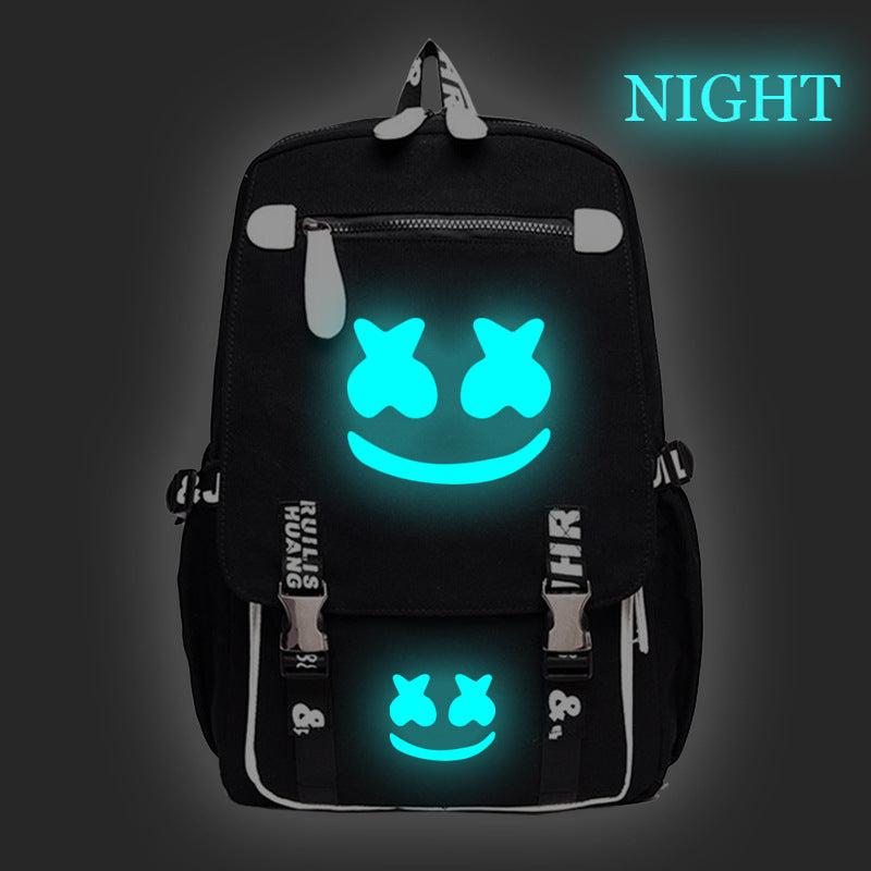 marshmello face backpack