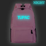 2PAC Tupac Shakur  Hip Hop Fans  Teens Backpack School Backpack