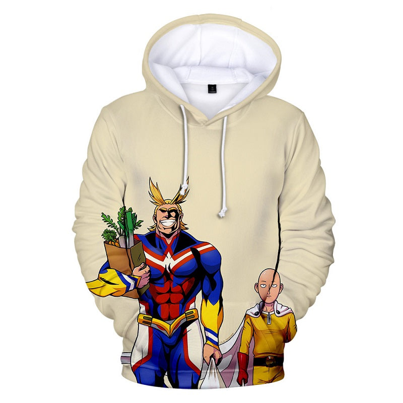 Anime One Punch Man Hoodies Saitama Pullover Hooded Sweatshirt Mosiyeef - saitama hoodie edition roblox