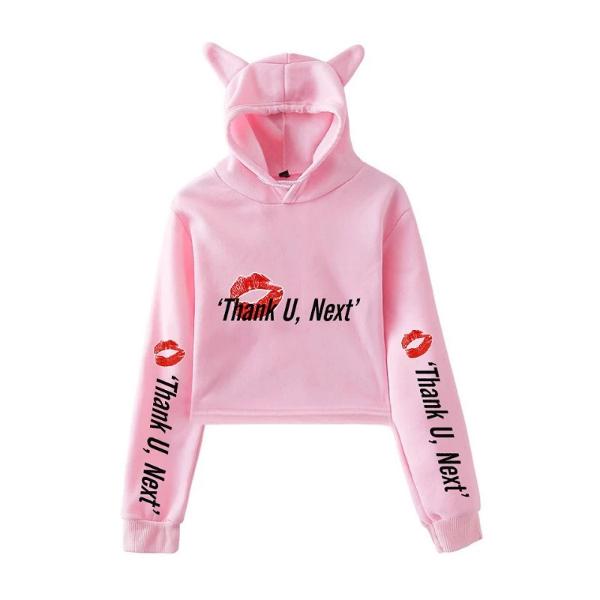 Girls Ariana Grande Crop Top Hoodies Cat Ear Hoodies Ariana - ariana grande clothes in roblox