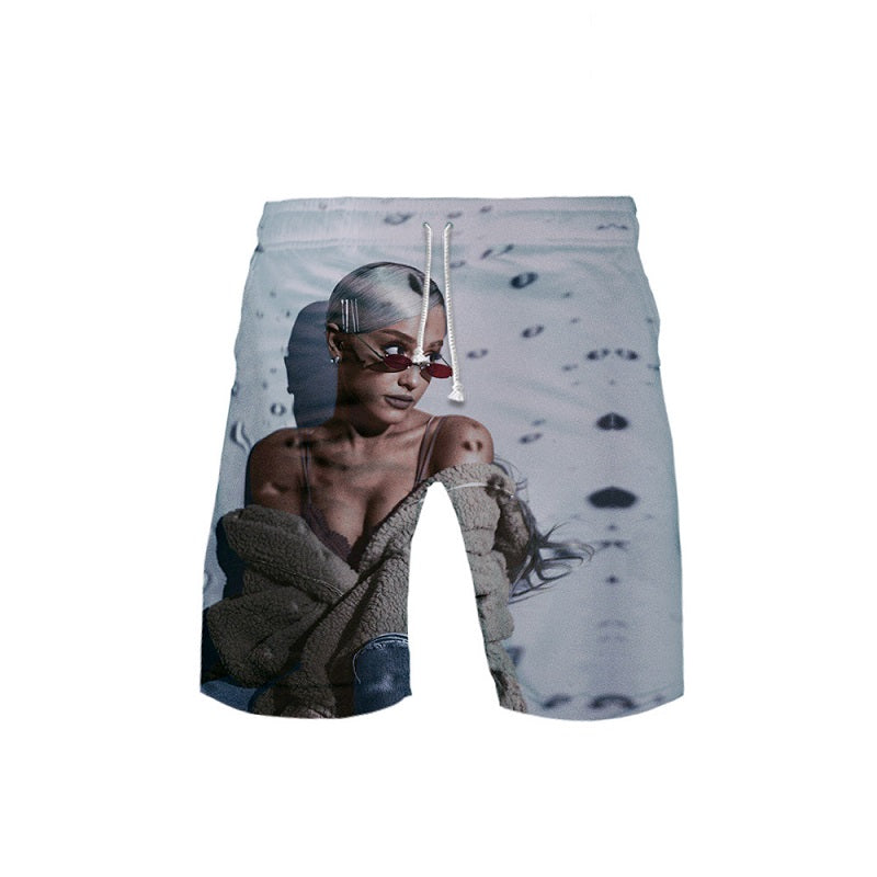 Ariana Grande 3d Print Men Shorts Beach Swim Shorts Mosiyeef - swim trunks roblox