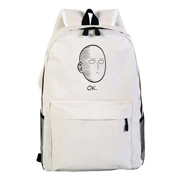 Anime Backpack One Punch Man School Backpack Bookbag For Youth Mosiyeef - roblox backpack cosplay galaxy space anime backpacks school bags 3d print