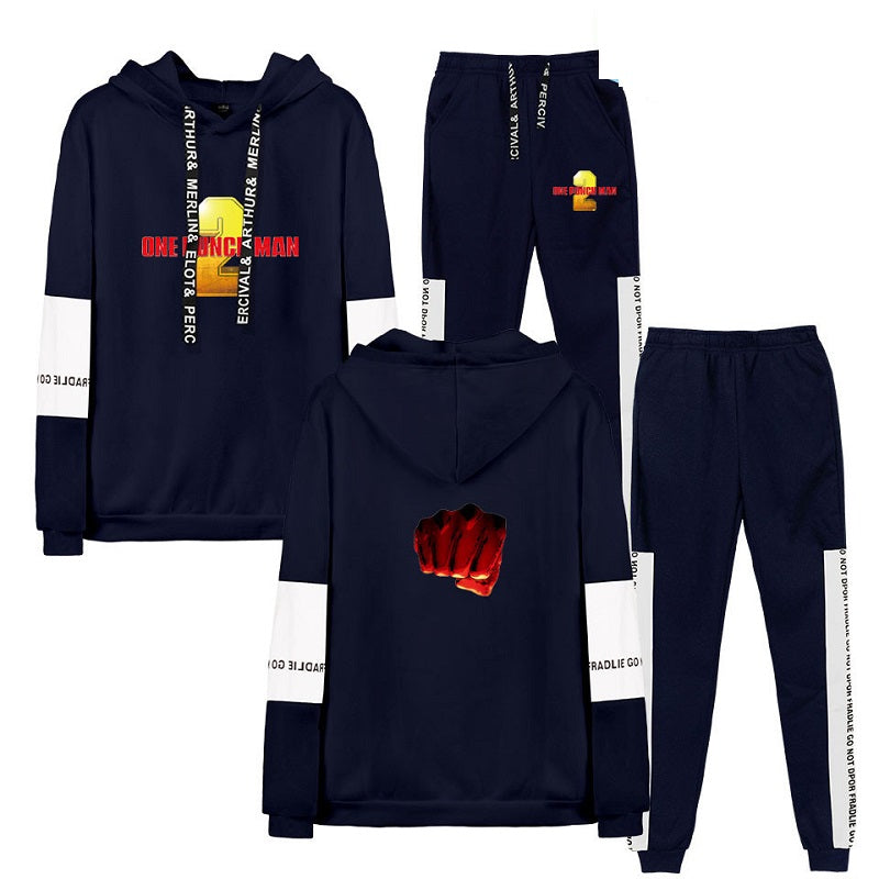 One Punch Man Unisex Hoodie And Pants Suit Mosiyeef - roblox naruto pants