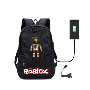 Roblox Students Backpack With Usb Charging Port - roblox port