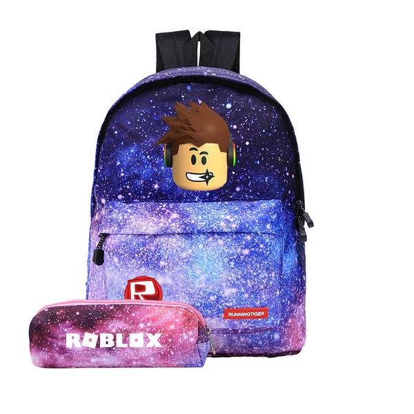 Roblox Students Backpack 3d Print Galaxy Color Backpack With Pencil Ba Mosiyeef - roblox backpacks with galaxy