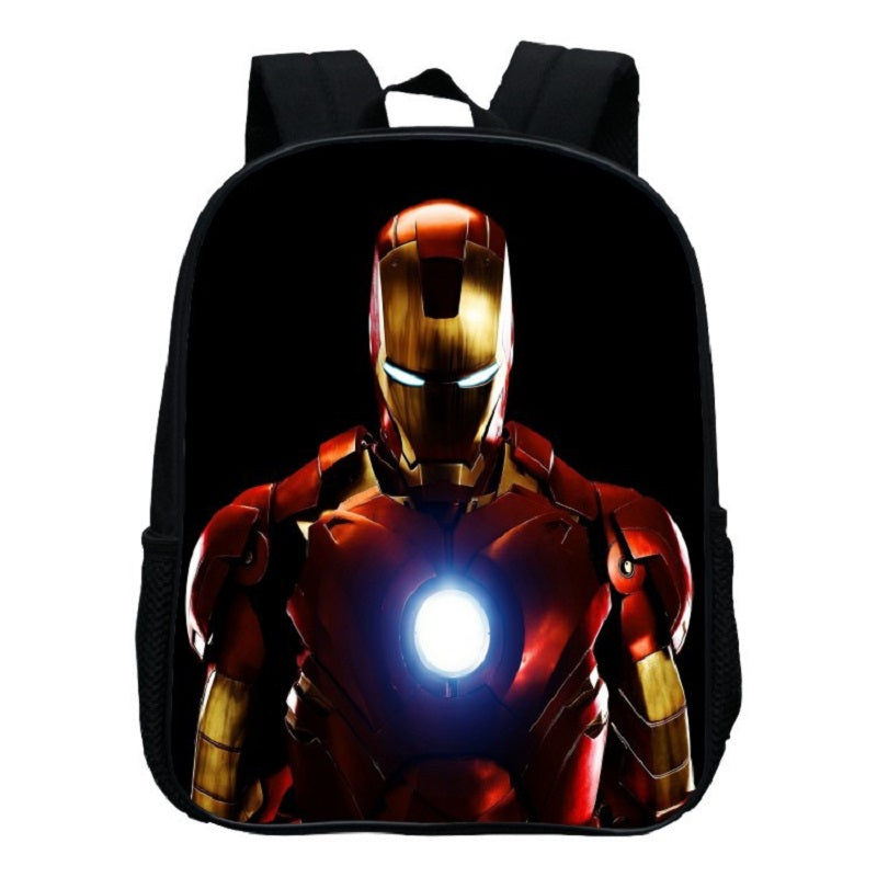 Marvel Kids School Backpack Iron Man Print Bookbags Mosiyeef - iron man hand roblox