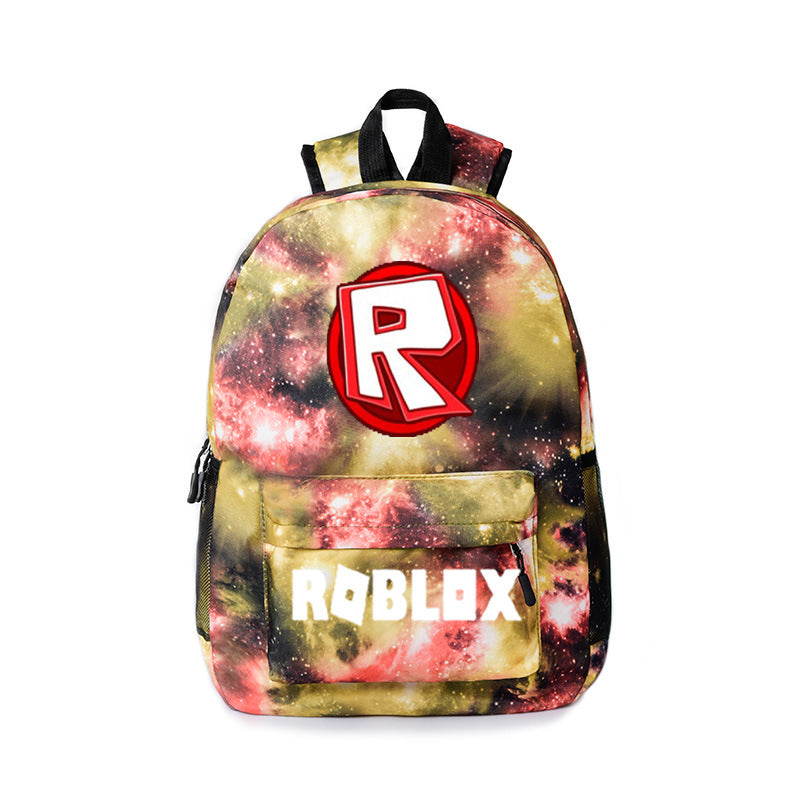 Roblox Galaxy Color School Backpack Bookbag Youth Daybag Mosiyeef - roblox backpack mosiyeef