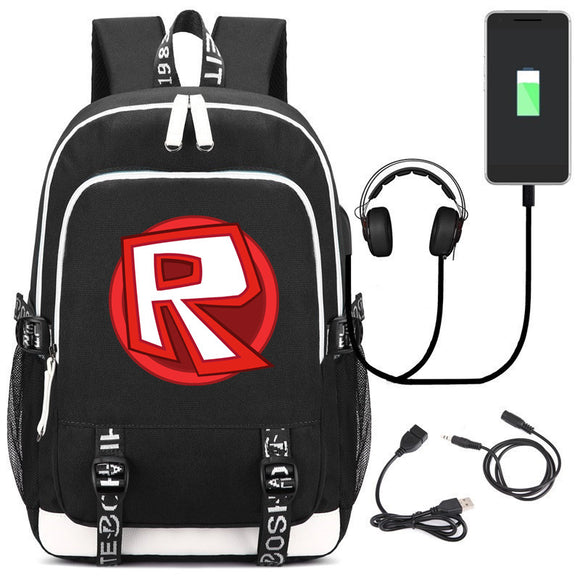 Roblox Backpack For Students Boys Girls Polyester Schoolbag Roblox Pri Mosiyeef - ซอทไหน roblox school bag rock band backpack student