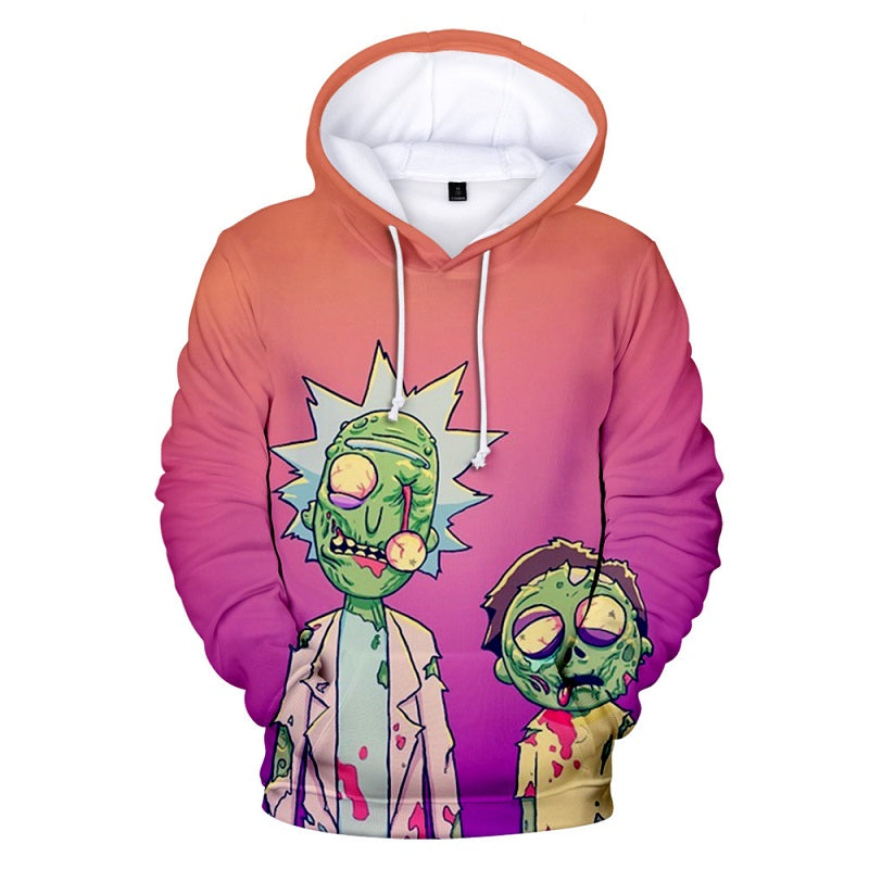 rick and morty hoodie kids