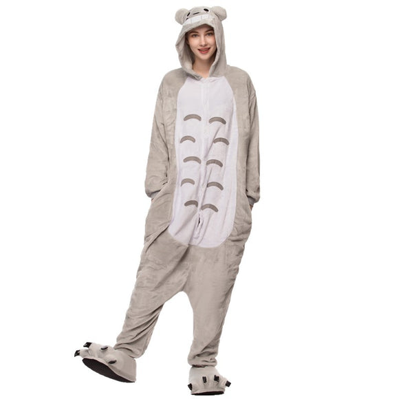 Adult Animal Onesis Pajamas My Neighbor Totoro Kigurumi Halloween Cosp Mosiyeef - totoro roblox