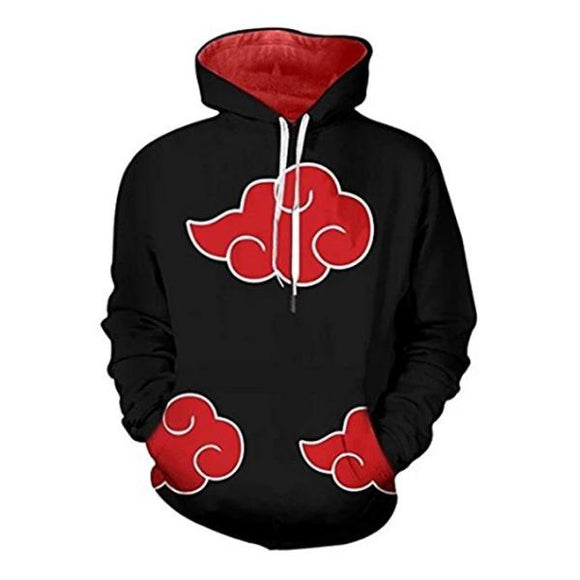 Anime Naruto Akatsuki Hoodie Pull Over Casual Hoodies Naruto Hoodie Mosiyeef - akatsuki t shirt roblox naruto