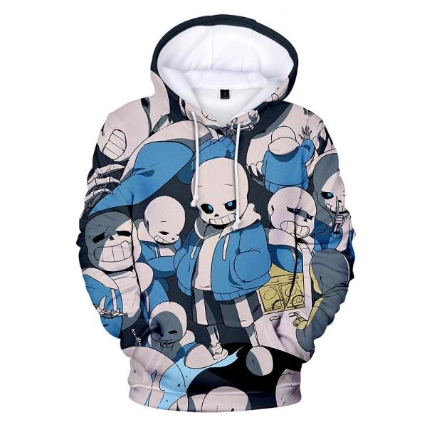 Undertale Sans Hoodie Fashion 3d Pullover Hoodie Sweatshirt For Adults Undertale Sans Sweatshirt Mosiyeef - black sans jacket roblox