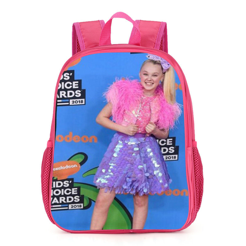 Jojo Siwa Print Colorful Kids Backpack School Bag Mosiyeef - roblox id jojo siwa