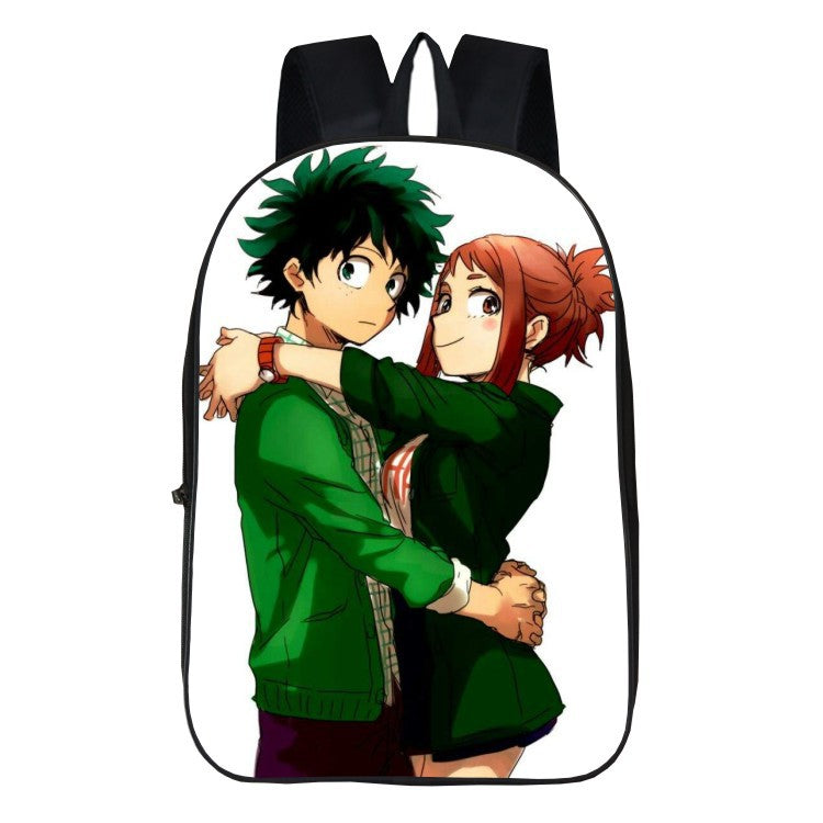 My Hero Academia Izuku Midoriya Deku Backpack Students Backpack 3d Pri Mosiyeef - midoriya mask roblox