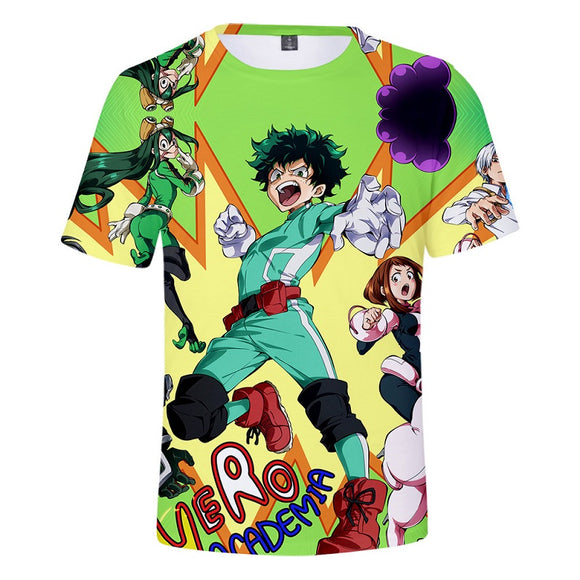 6 Day My Hero Academia Workout Clothes for Gym