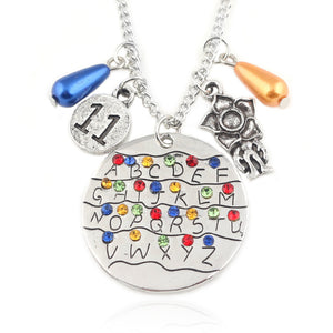 Stranger Things Demodog Demogorgon And 11 Charms Pendant Necklace - roblox demogorgon pants