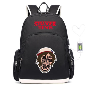 Stranger Things Fashion Youth Adults Backpack Mosiyeef - fortnite x stranger things en siranger things roblox