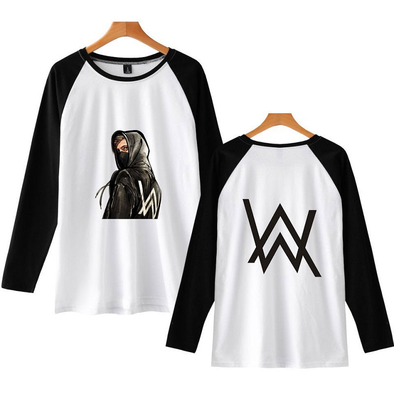 Alan Walker On My Way Raglan Long Sleeve T Shirt Mosiyeef - alan walkers shirt roblox