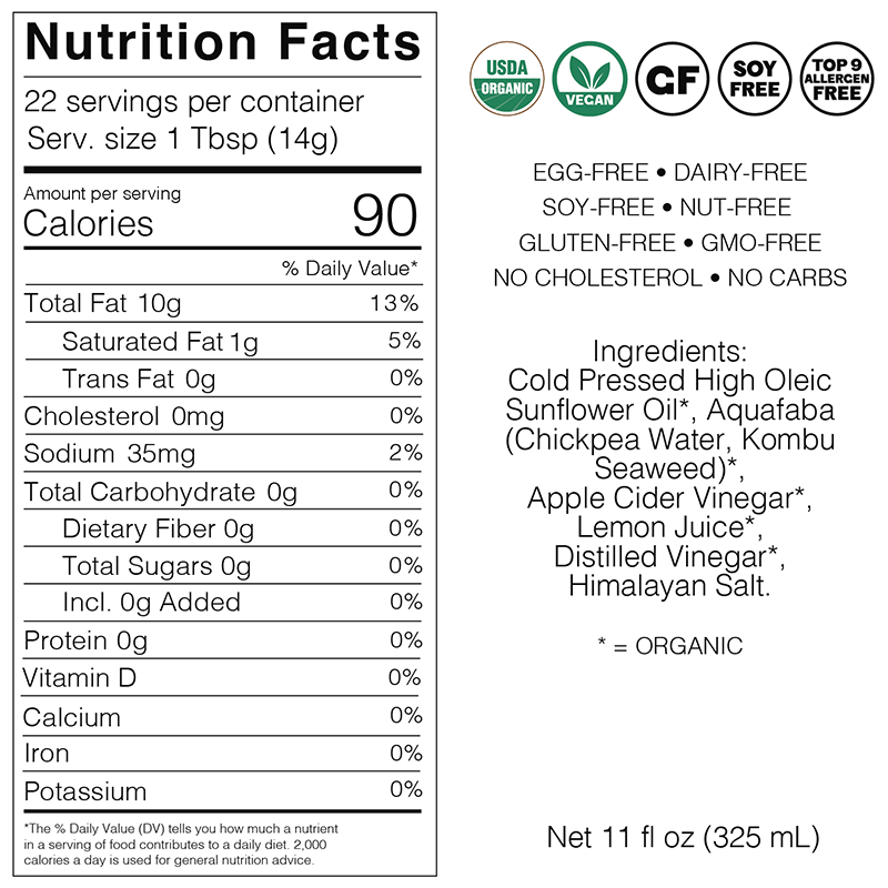 Fabalish Mayo Nutrition Info