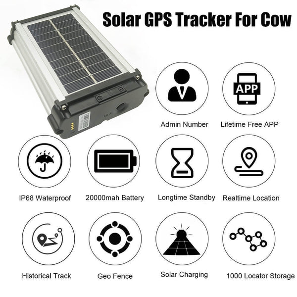 4G solar gps tracker