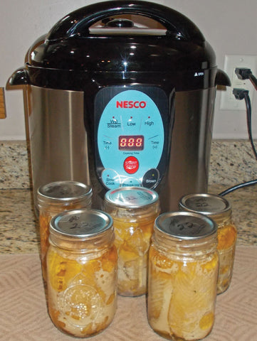 Canning Beef Stew in the electric Carey/Nesco Canner -  in