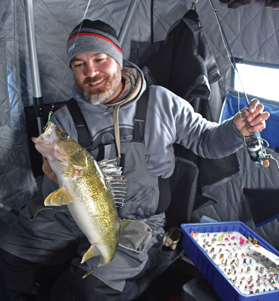 SAGINAW WALLEYES ON ICE - Robert Gwizdz – Great Lakes Angler