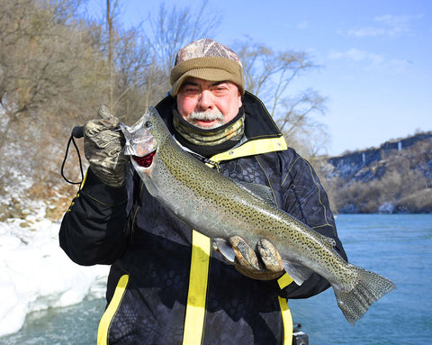 Board with Salmon - Mike Gnatkowski – Great Lakes Angler