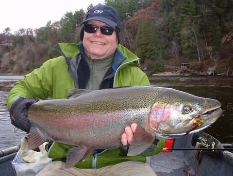 Is this a steelhead or did I just catch a tank of a rainbow? : r/Fishing