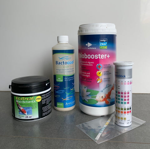 lentepakket promo voorjaar onderhoud vijver alg bactocool ecotreat maintenance biobooster