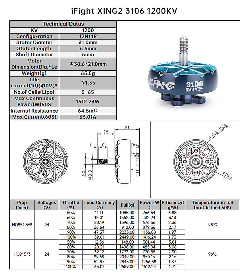 Xing2 3106 1200KV