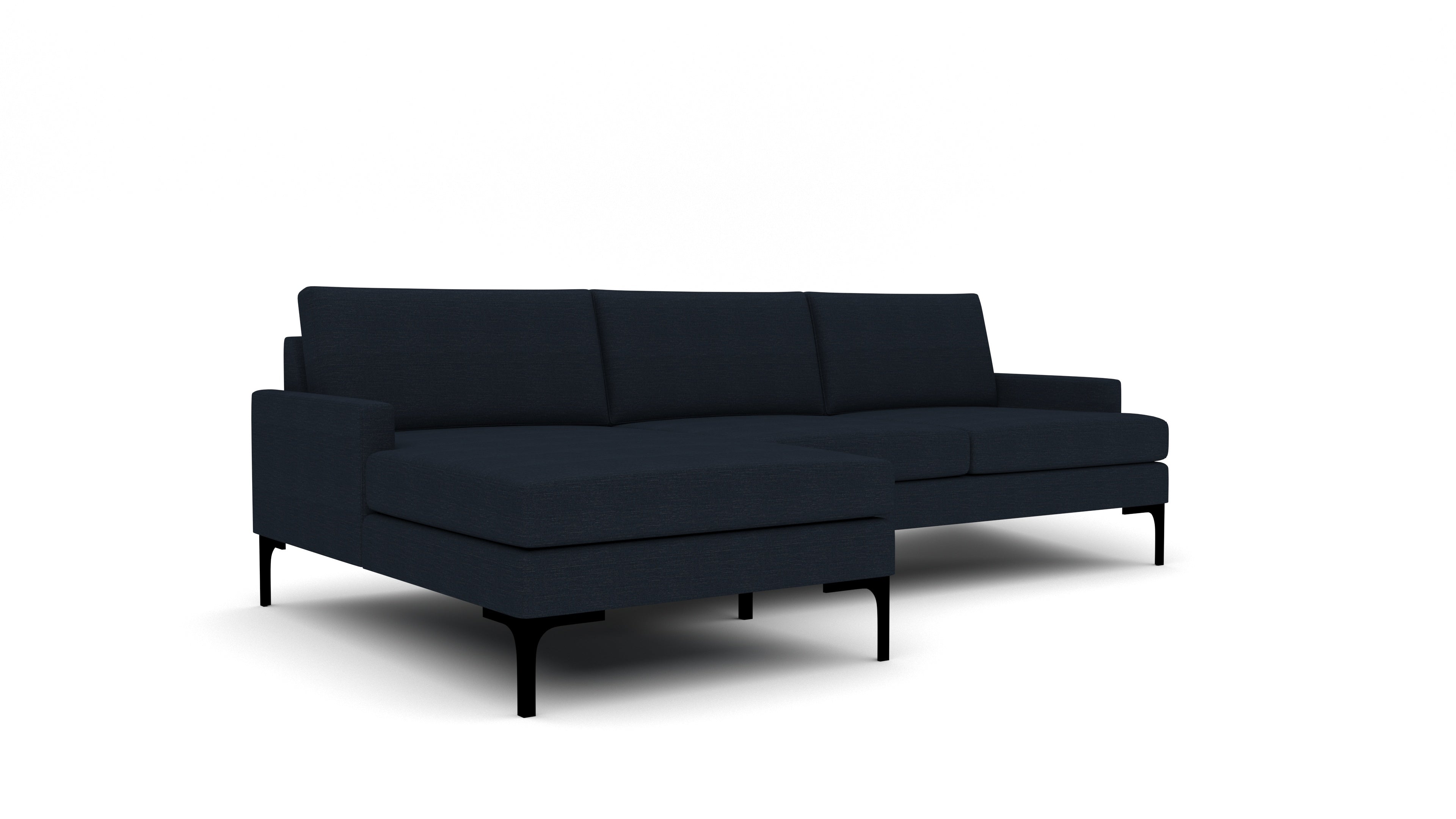 106" Laf Chaise Sectional Inspired by Barton Springs