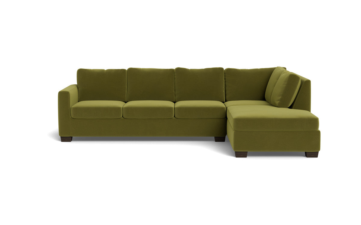 121" Right Chaise Sectional for Your Track Seating Needs