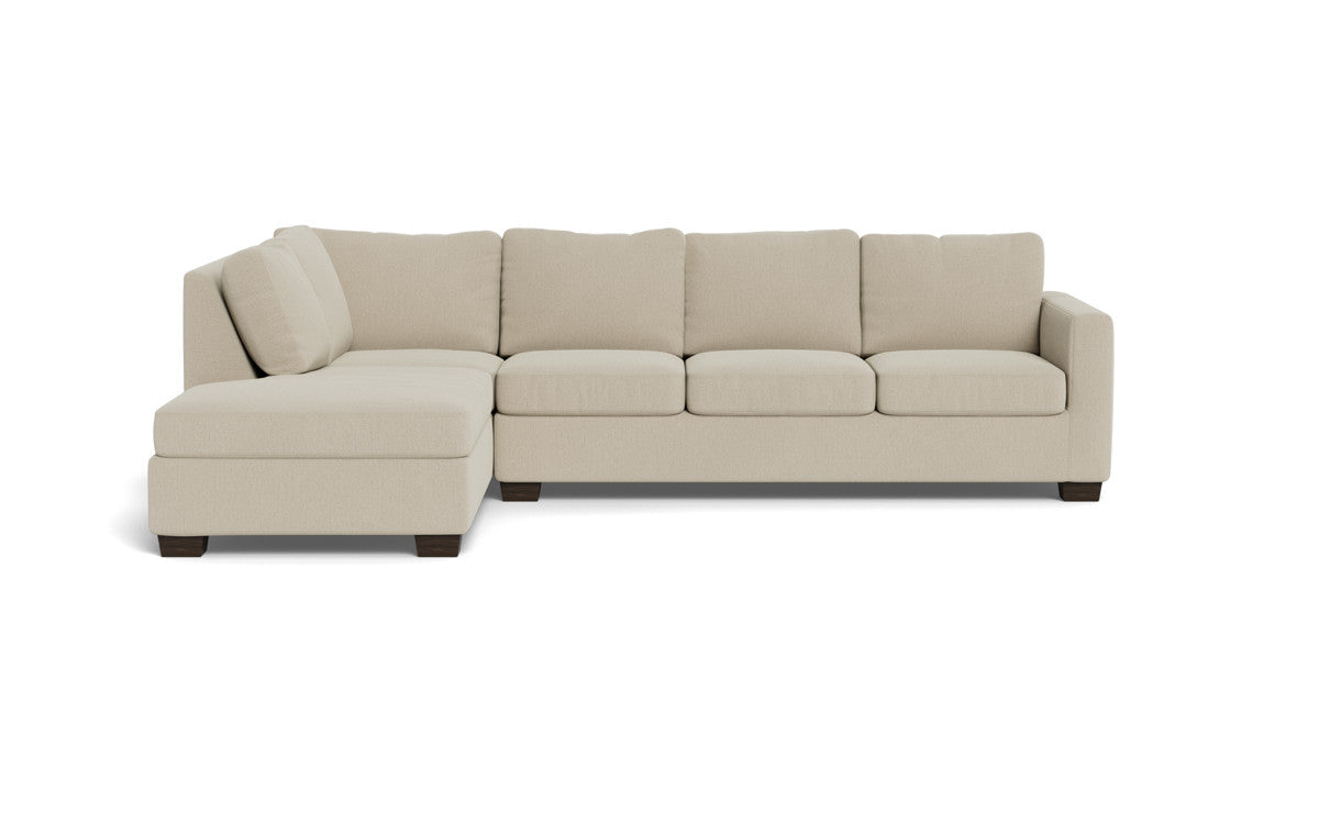 121" Left Chaise Track Sectional