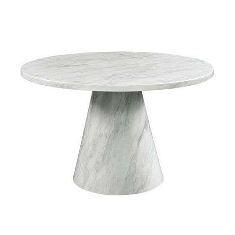 round dining tables, marble dining tables, tables with a pedestal base