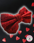 Red Sequin Bow Tie / Head Bows