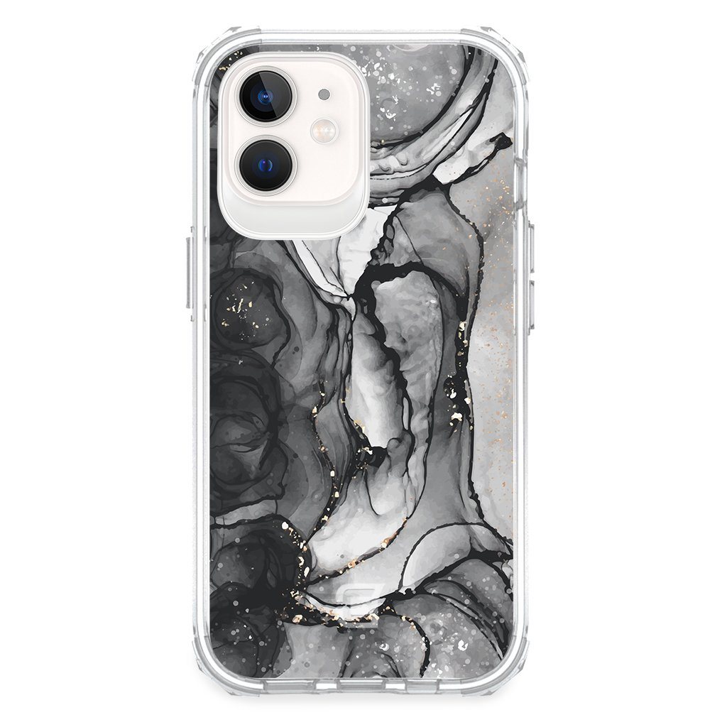 iPhone 11 Marble Phone Case - Smokey by Mandy | Caseco Inc. (Back)