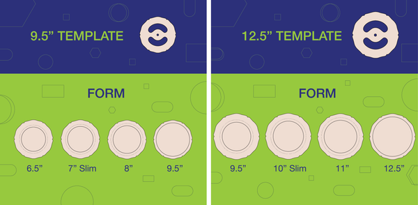 Rim Template Size Diagram