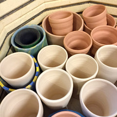 Bisque fired ceramics