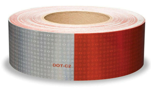 V92 Daybright® ORALITE® Red & White Conspicuity Tape, V92-11X7RW