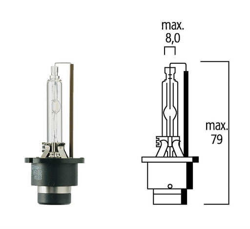Flosser 42522 D3S Mega White HID Xenon Lamp 5000Â°k Light - Made in Ge —  Industrial Tec Supply