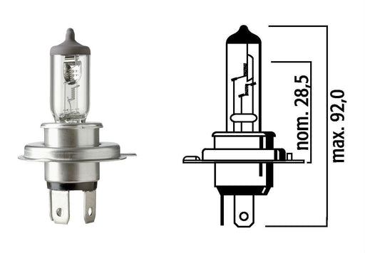 Flosser 2070 H7 12 Volt 55 Watt Halogen Light Bulb — Industrial