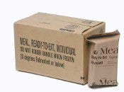 Secondhand MREs (Meals, Ready to Eat) are often found at a discounted price on eBay.