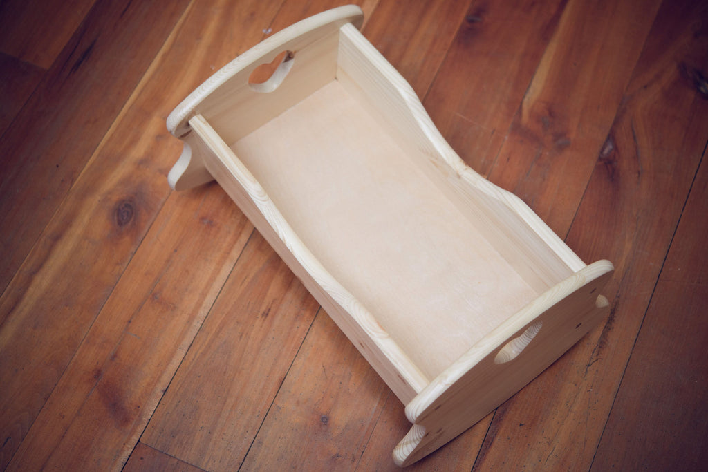 little colorado wooden doll cradle