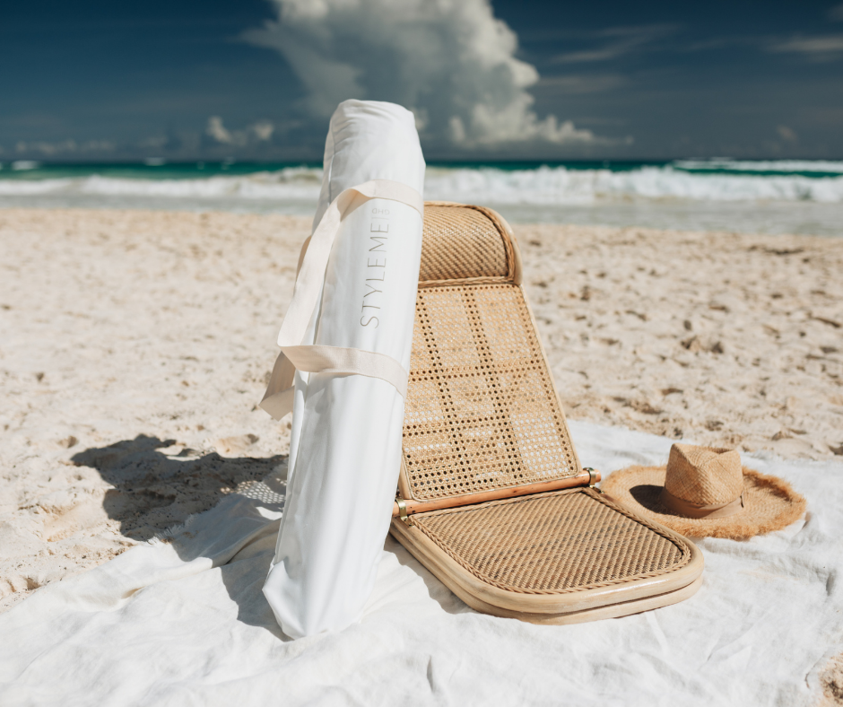 Tulum Collection - StyleMeGHD -  Folding Rattan Beach Chair